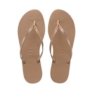 Havaianas You Tan (Rose Gold) Women's Flip Flops Size 9
